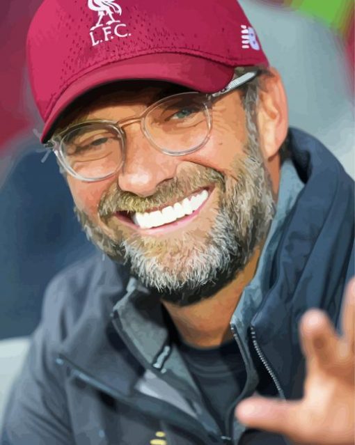 Jurgen Klopp paint by numbers