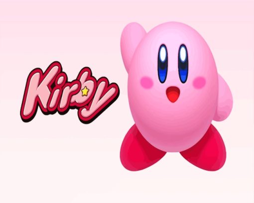 Kirby Video Games paint by numbers