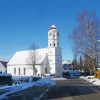 Kirche Kronburg In Snow paint by numbers