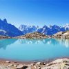 Lac Blanc Chamonix paint by number