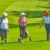 Ladies Playing Golf paint by numbers