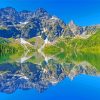 Lake Tatras Mountains paint by numbers