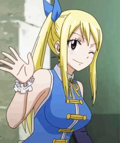 Lucy Heartfilia Anime Girl paint by number