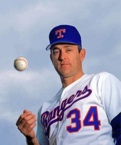 Lynn Nolan Ryan paint by number