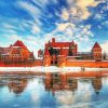 Malbork Castle In Winter paint by number