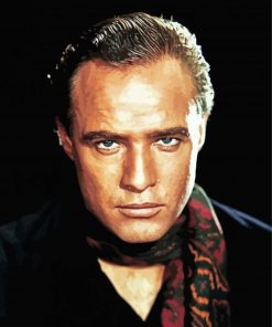 Marlon Brando paint by numbers