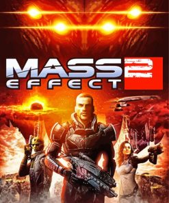 Mass Effect Video Game paint by numbers