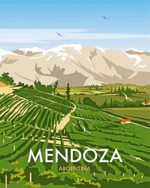 Mendoza Poster paint by number