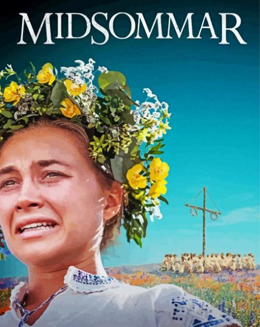 Midsommar Movie Poster paint by numbers