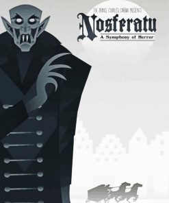 Nosferatu Movie Poster paint by number