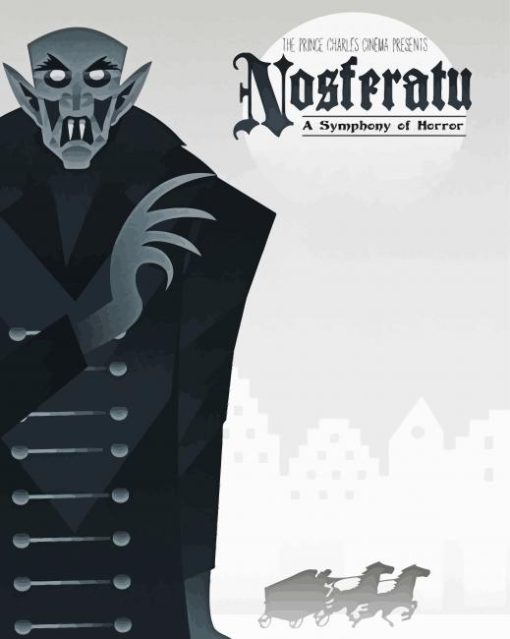 Nosferatu Movie Poster paint by number