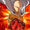 One Punch Man Anime Character paint by numbers