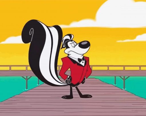 Pepe Le Pew paint by number