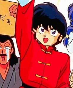 Ranma Manga Anime paint by numbers