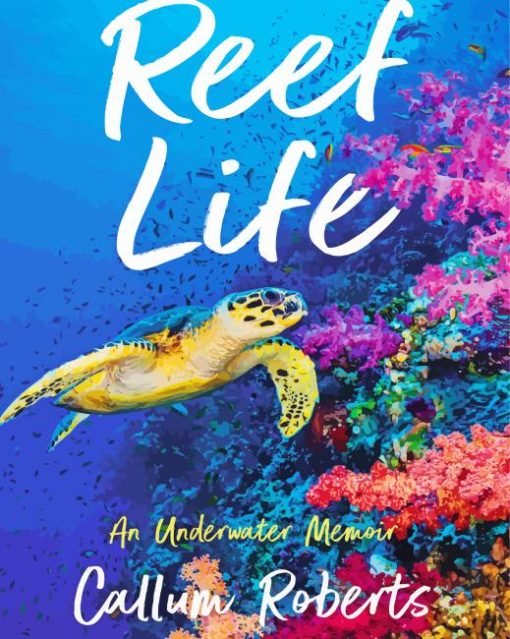 Reef Life Book Poster paint by number