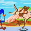 Roadrunner And Coyote paint by numbers