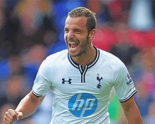 Roberto Soldado paint by number