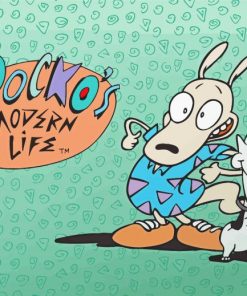 Rockos Modern Life paint by numbers