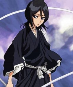 Rukia Kuchiki Bleach paint by numbers