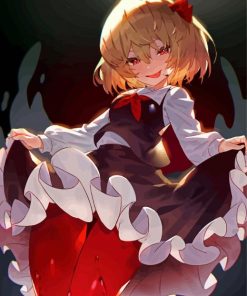 Rumia Touhou paint by numbers