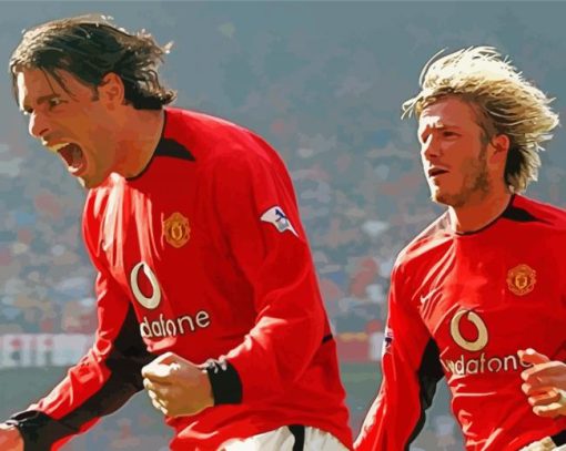 Ruud Van And Beckham paint by numbers