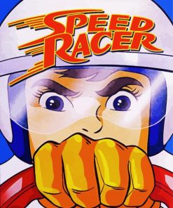 SPEED RACER Cartoon Poster paint by numbers