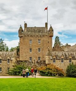 Scotland Cawdor Castle paint by number