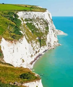 Sea Cliffs Seascape paint by numbers