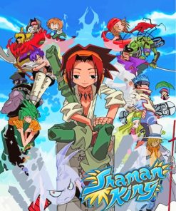 Shaman King Poster paint by numbers