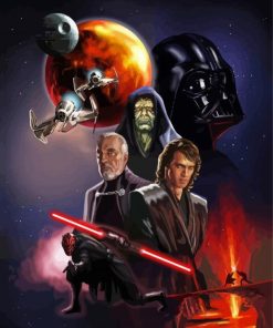 Sith Lord Characters paint by number