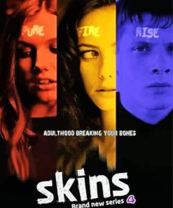 Skins Poster paint by number