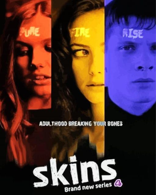 Skins Poster paint by number
