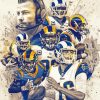 St Louis Rams Players Art paint by numbers