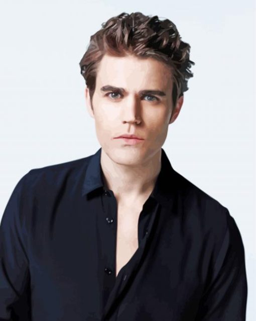 Stefan Salvatore Character paint by number