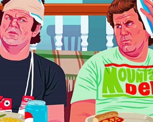 Step Brothers Movie paint by numbers