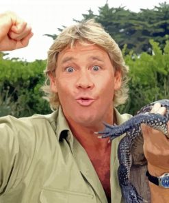 Steve Irwin paint by numbers