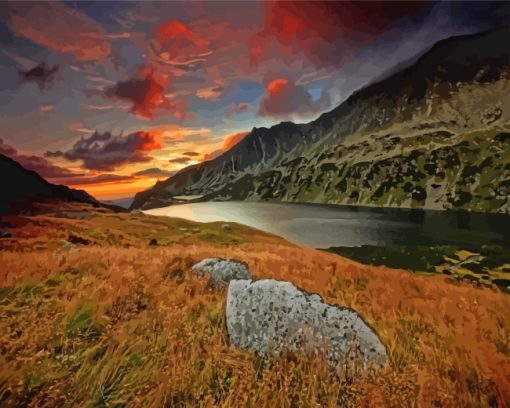 Tatras Mountains Landscapes paint by numbers