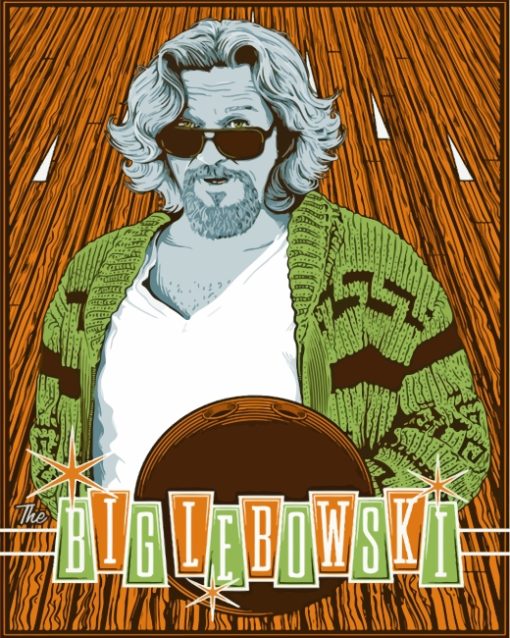 The Big Lebowski Movie paint by numbers