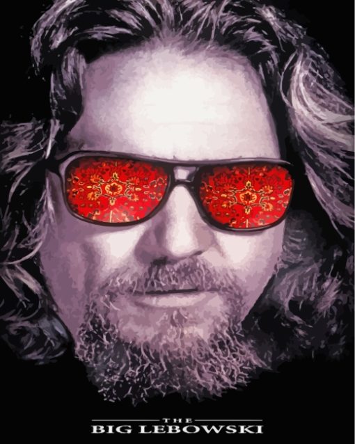 The Big Lebowski Movie Poster paint by numbers