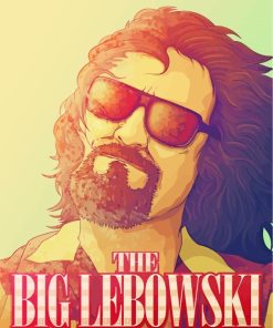 The Big Lebowski Poster Art paint by numbers