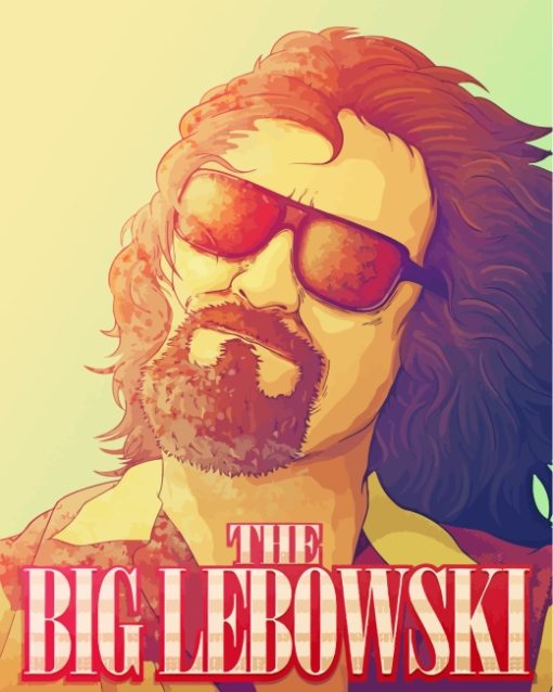 The Big Lebowski Poster Art paint by numbers