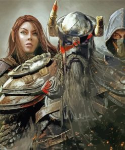 The Elder Scrolls Characters paint by numbers