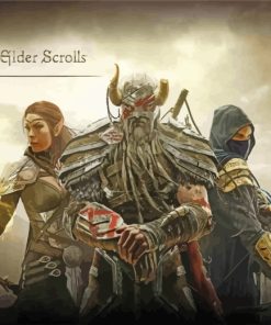 The Elder Scrolls Poster paint by numbers