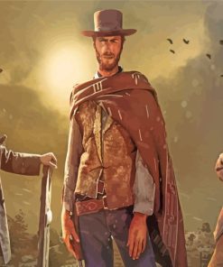 The Good The Bad And The Ugly Characters paint by numbers