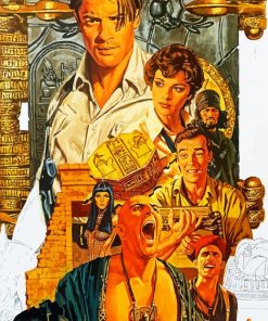 The Mummy Poster paint by numbers