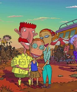 The Wild Thornberrys Animated Movie paint by numbers