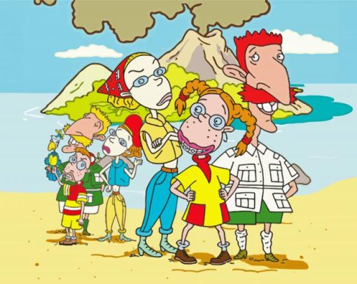 The Wild Thornberrys Character paint by numbers