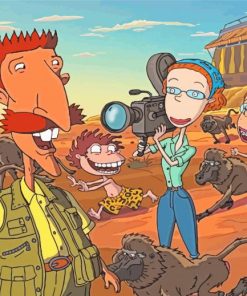 The Wild Thornberrys Movie paint by numbers