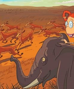 The Wild Thornberrys paint by numbers