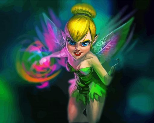 Tinkerbell Art paint by number